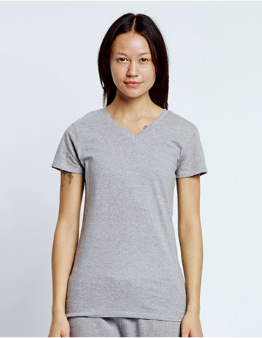 N-O81005-Ladies V-Neck T-Shirt
